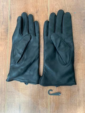 Defensie zwarte leren handschoenen beschikbaar voor biedingen