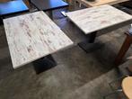 2 x horeca eet tafels, Ophalen, Gebruikt, Rechthoekig, 50 tot 100 cm