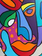 SALE: vintage schilderij moderne kunst, abstract, Ophalen, Gebruikt, -, -