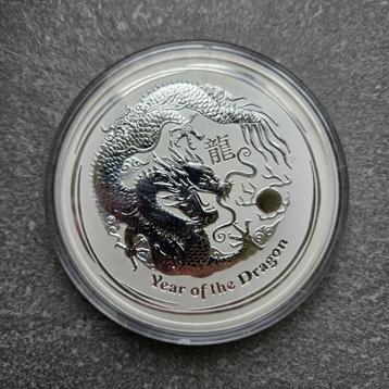 10 ounce lunar 2 year of the dragon 2012 beschikbaar voor biedingen