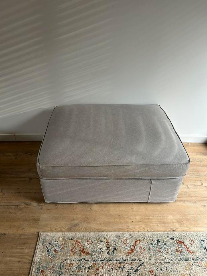Ikea KIVIK Hocker grijs, Huis en Inrichting, Banken | Voetenbanken en Poefen, Zo goed als nieuw, 75 tot 100 cm, Rechthoekig, Ophalen of Verzenden