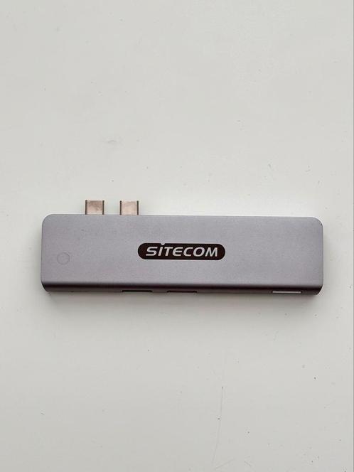 Sitecom - Dual USB-C Multiport Adapter + PD, Computers en Software, Apple Macbooks, Zo goed als nieuw, 13 inch, Ophalen of Verzenden