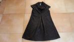 NIEUW! Damesjurk KAZO mt XL zwart viscose knie lengte, Zwart, Maat 46/48 (XL) of groter, Nieuw, Ophalen of Verzenden