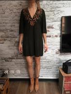 Antik Batik bohemian ibiza jurk leer groen FR 42, Kleding | Dames, Maat 38/40 (M), Antik, Antik, Antik batik