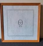 Eikenhouten lijst met ontspiegeld glas, Huis en Inrichting, Woonaccessoires | Lijsten, Minder dan 50 cm, Ophalen of Verzenden