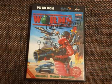 PC CD-ROM - Worms Reinforcements 1993 CD Rom Spel DVD Case beschikbaar voor biedingen