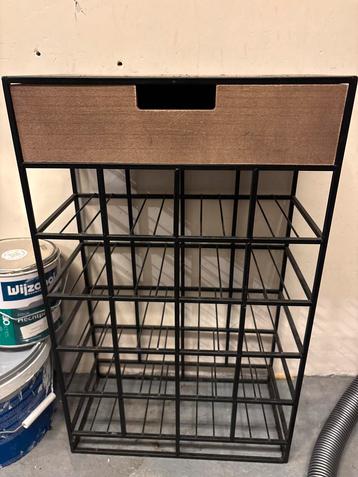 Stijlvol wijnrekje - Wit beschikbaar voor biedingen