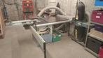 HBM 380V zaagtafel met rolgeleider en 2x stofafzuiger, Ophalen, Gebruikt, Cirkelzaag, 70 mm of meer