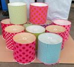 11 vrolijke kleuren Lampenkappen, Ophalen, Gebruikt, 25 tot 50 cm, Rond