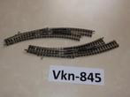 Vk-845 N Spoor Gebogen Wissels 9174/75 Fleischmann LB, Gebruikt, Gelijkstroom, Fleischmann, Rails