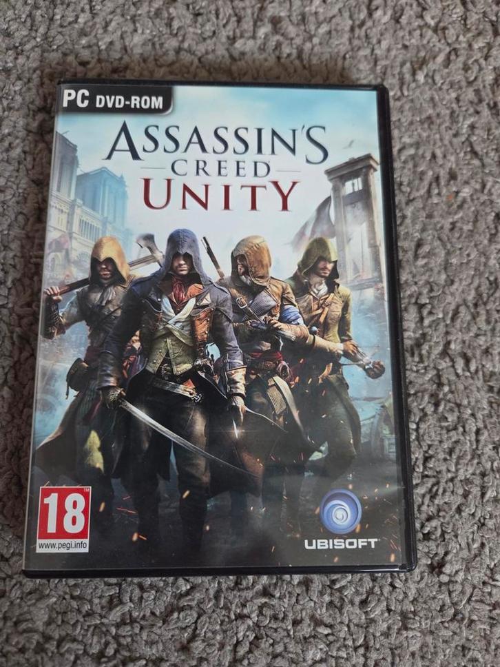Assassins Creed Unity PC game, Spelcomputers en Games, Games | Pc, Zo goed als nieuw, Avontuur en Actie, 1 speler, Vanaf 18 jaar