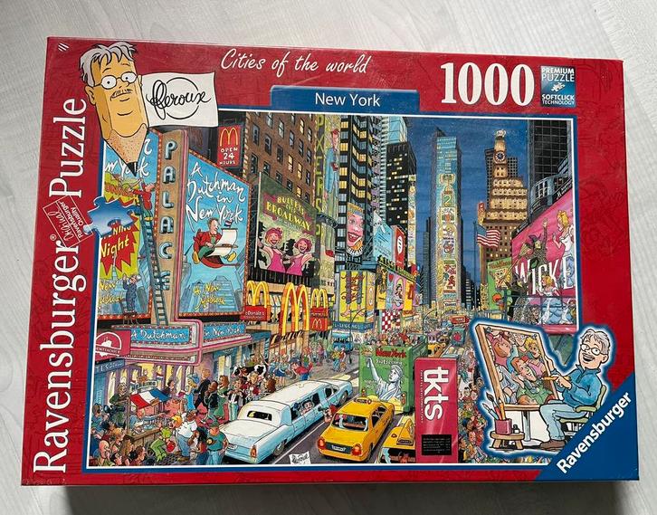Nieuw fleroux puzzel new york, Hobby en Vrije tijd, Denksport en Puzzels, Nieuw, 500 t/m 1500 stukjes, Ophalen of Verzenden