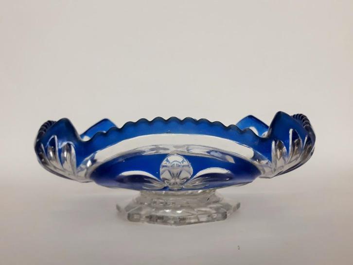Fruitschaal Schaal Art Deco Frankrijk, Antiek en Kunst, Antiek | Glas en Kristal, Ophalen of Verzenden