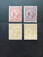 Nederland 1891-1894 Prinses Wilhelmina 10,25,50 cent, Postzegels en Munten, Ophalen of Verzenden, T/m 1940