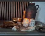 decoratie set, Ophalen of Verzenden, Gebruikt, Rond, Hout