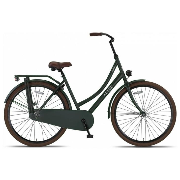 NIEUWE 28"omafiets in army green en lavender met terugtrapr., Fietsen en Brommers, Fietsen | Dames | Omafietsen, Nieuw, 53 tot 56 cm