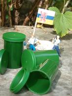 KUNSTSTOF KOKERTJES Spel Geocaching Bewaardoosjes, 3 spelers of meer, Ophalen of Verzenden, Zo goed als nieuw, Vanaf 3 jaar