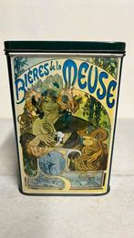 Vintage Bieres de La Meuse blik, Ophalen of Verzenden, Gebruikt, Overige