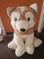 Husky knuffel XXL, Kinderen en Baby's, Speelgoed | Knuffels en Pluche, Ophalen of Verzenden, Gebruikt, Hond