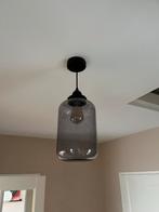 Zwarte Plafondlamp Rookglas - Karwei, Ophalen of Verzenden, Zo goed als nieuw, Glas, Minder dan 50 cm