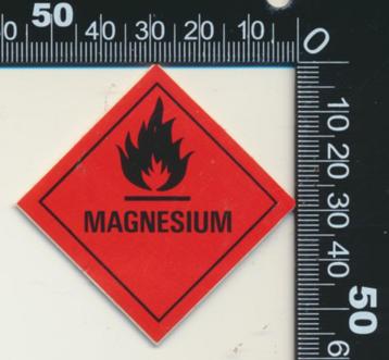 Sticker: Magnezium beschikbaar voor biedingen