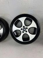 Originele Volkswagen Golf 5 6 GTI velgen 18" 5x112 Detroit, Niet ingevuld, 18 inch, Gebruikt, Banden en Velgen