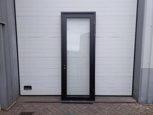 Aluminium binnendeur + kozijn, zwart, Doe-het-zelf en Verbouw, Deuren en Horren, Nieuw, Binnendeur, 215 cm of meer, 80 tot 100 cm