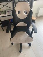 Gamestoel - Bureaustoel Zwart/Beige, Ophalen, Gebruikt, Zwart, Gaming bureaustoel