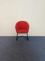 8 x Design vergaderstoel Artifort Megan - rood/zwart, Ophalen, Gebruikt, Metaal, Vijf, Zes of meer stoelen