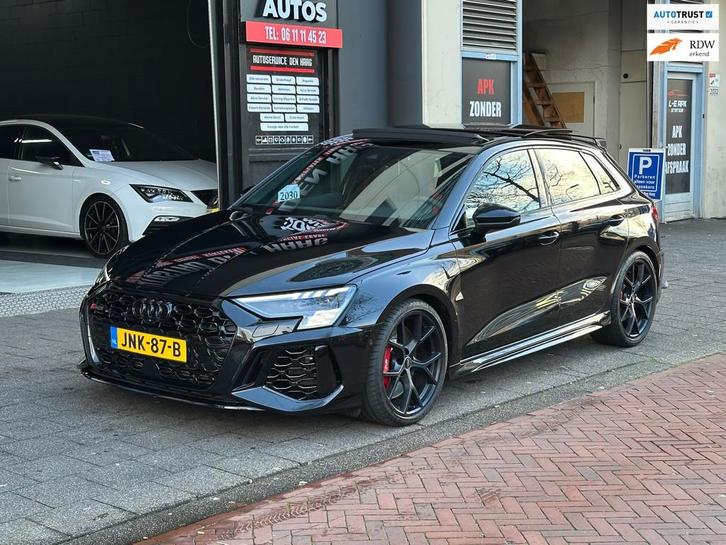 Audi A3 Sportback 2.5 TFSI RS 3 Quattro 294Kw Pano Incl BTW!, Auto's, Audi, Bedrijf, Te koop, RS3, 4x4, ABS, Achteruitrijcamera