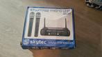 Skytec stwm722 microfoons draadloos nieuw, Ophalen of Verzenden, Nieuw, Zangmicrofoon, Draadloos