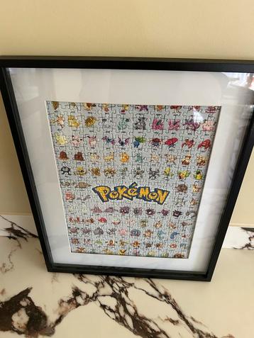 Pokemon Puzzel Ingelijst beschikbaar voor biedingen
