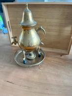 Koperen kan met kraantje, Antiek en Kunst, Ophalen, Brons