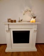 Mooie witte schouw, Ophalen, Gebruikt, Vrijstaande haard, Elektrische haard
