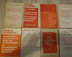 8 communistische propaganda boekjes Roemenië Ceausescu, Verzenden, Gelezen
