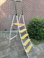Brabantia Huishoudtrap, Doe-het-zelf en Verbouw, Ladders en Trappen, Ophalen, Gebruikt, Trap, Opvouwbaar of Inschuifbaar
