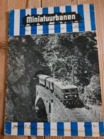 Blad "Miniatuurbanen", jaargang 1, nummer 8, Hobby en Vrije tijd, Overige merken, Gebruikt, Gelijkstroom of Wisselstroom, Boek, Tijdschrift of Catalogus