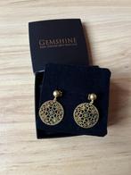 Gemshine oorbellen stekers goudkleur met gratis verzenden, Overige materialen, Verzenden, Nieuw, Knopjes of Stekers