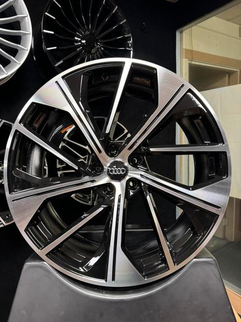 21 inch velgen voor Audi SQ5 look 5x112 A6 A7 A8 Q5 Q3 ETRON, Auto-onderdelen, Banden en Velgen, Velg(en), 21 inch, Personenwagen