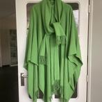 Damo wollen poncho / cape groen, 1 maat, Kleding | Dames, Damo, Ophalen of Verzenden, Zo goed als nieuw, Groen