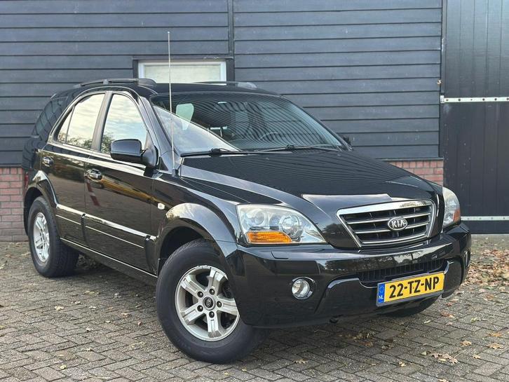 Kia Sorento 3.3 V6 Aut 2007 Zwart Automaat!! Clima!! Nap!!, Auto's, Kia, Bedrijf, Sorento, ABS, Airbags, Alarm, Bluetooth, Boordcomputer
