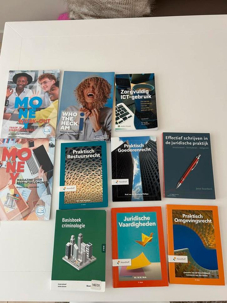 Rechten hbo studieboeken los te koop of als pakket, Boeken, Studieboeken en Cursussen, Zo goed als nieuw, HBO, Alpha, Ophalen of Verzenden
