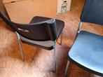 Stoelen, Huis en Inrichting, Stoelen, Kunststof, Twee, Zwart, Ophalen of Verzenden