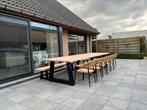 Douglas/steigerhouten tuintafels met industriële poten, Tuin en Terras, Tuintafels, Verzenden, Nieuw, Rechthoekig, Hout