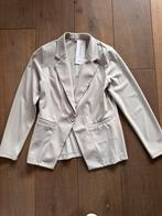 Nieuw - Studio Anneloes blazer Hope bonded stripe maat L, Studio Anneloes, Beige, Maat 42/44 (L), Nieuw