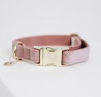 KENTUCKY Velvet Halsband Oud Roze XL Nek 45-75 cm KOOPJE!!!, Ophalen of Verzenden, Nieuw