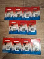 11x Cryptostamp Bull - 7x Zwart, 4x Groen - Ongeclaimd, Postzegels en Munten, Ophalen of Verzenden, Na 1940, Postfris