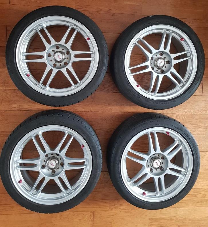 Velgen Kosei Racing K1 TS (KR-97) JDM, Auto-onderdelen, Banden en Velgen, Velg(en), Zomerbanden, 17 inch, Personenwagen, Gebruikt