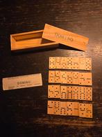 Houten Domino Set, Een of twee spelers, Ophalen of Verzenden, Gebruikt, Onbekend
