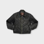 Eddy Biker heren jas maat M (100% leer), Eddy Biker, Maat 48/50 (M), Ophalen of Verzenden, Gedragen